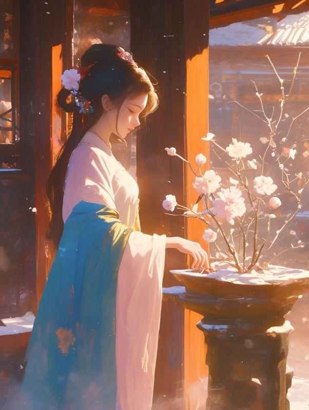 月残花烛泪